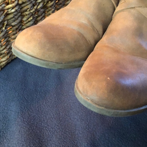 Faux Leather Strappy Heeled Ankle Boots - Picture 4 of 5